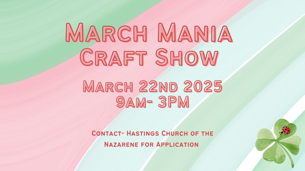 March Mania Craft Show 