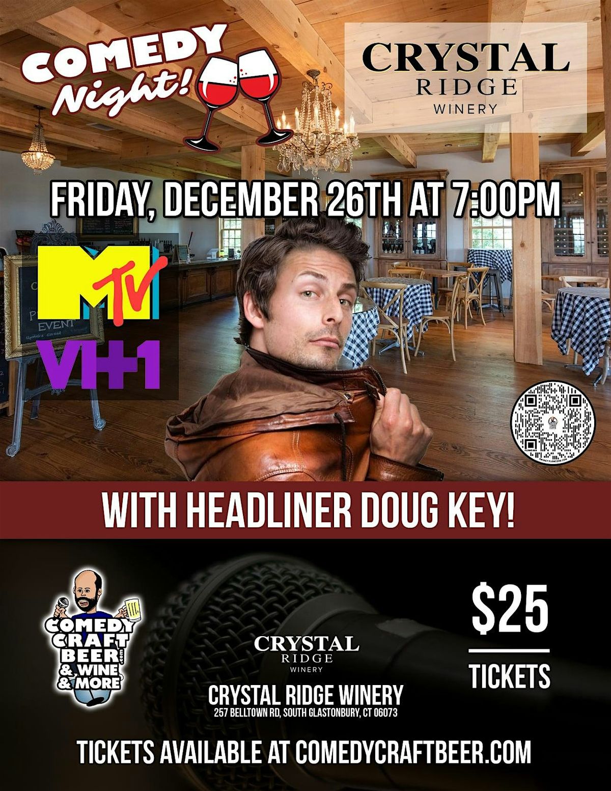 Comedy Night at Crystal Ridge Winery