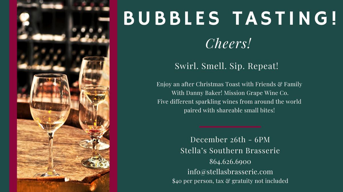 Bubbles Tasting! 