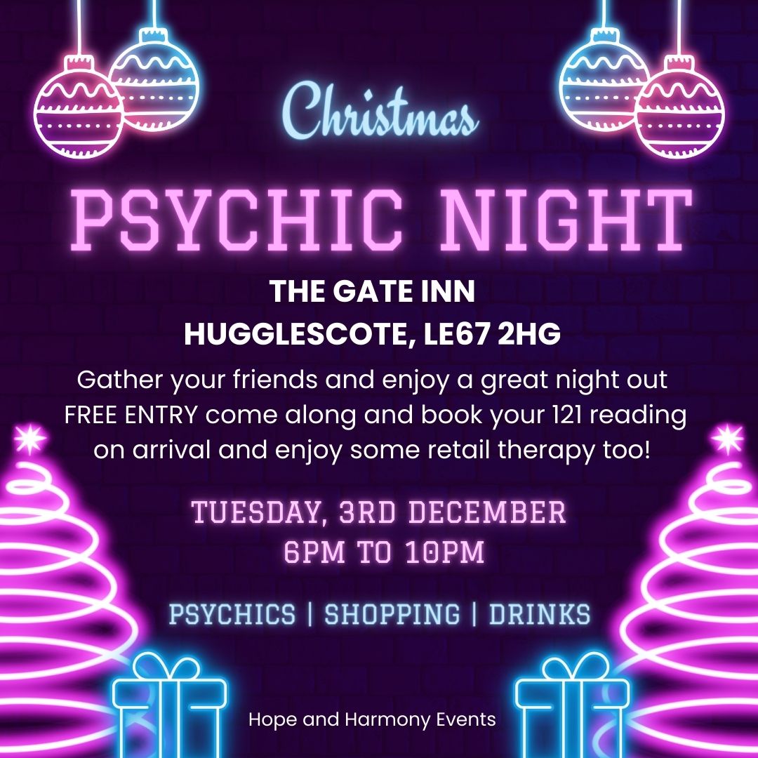 Gate Inn Hugglescote Christmas Psychic Night