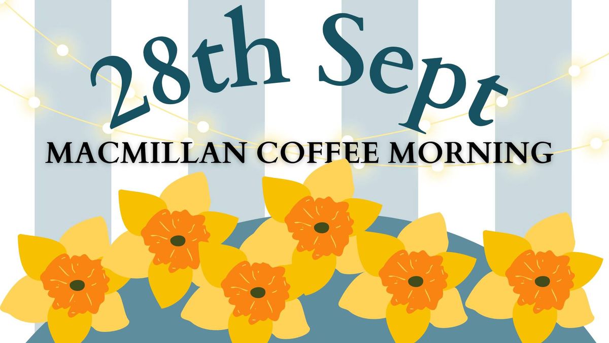 MACMILLAN COFFEE MORNING 