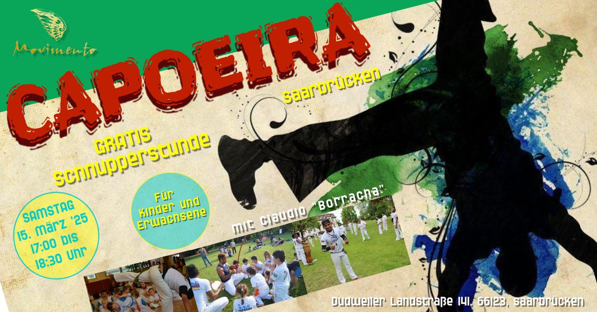 Capoeira-Schnupperkurs im Movimento Saarbr\u00fccken f\u00fcr alle! 