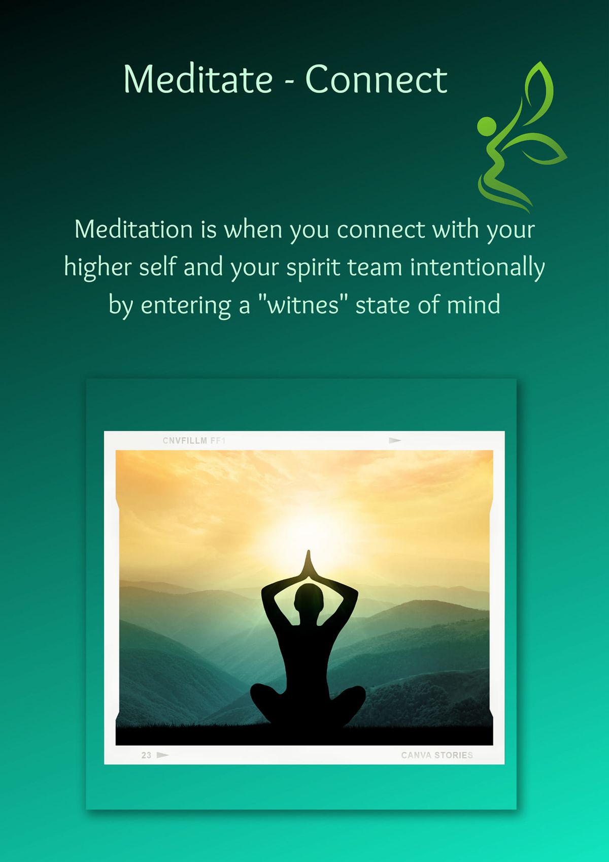 Meditate -Connect