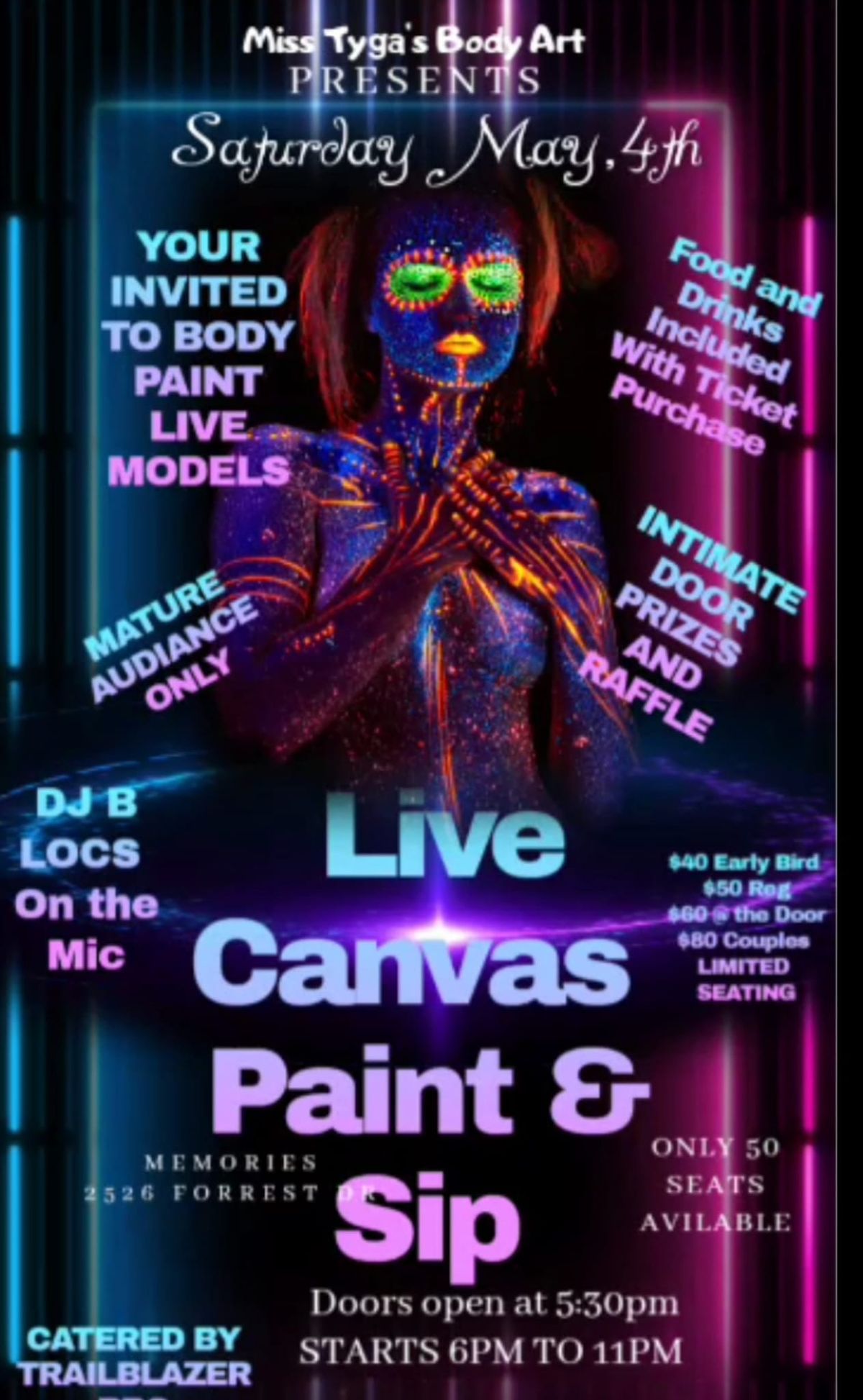 Live Canvas Paint and Sip