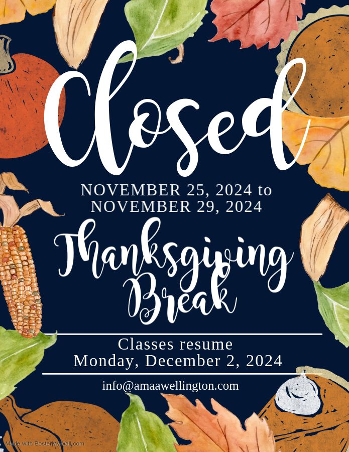 Closed for Thanksgiving Break