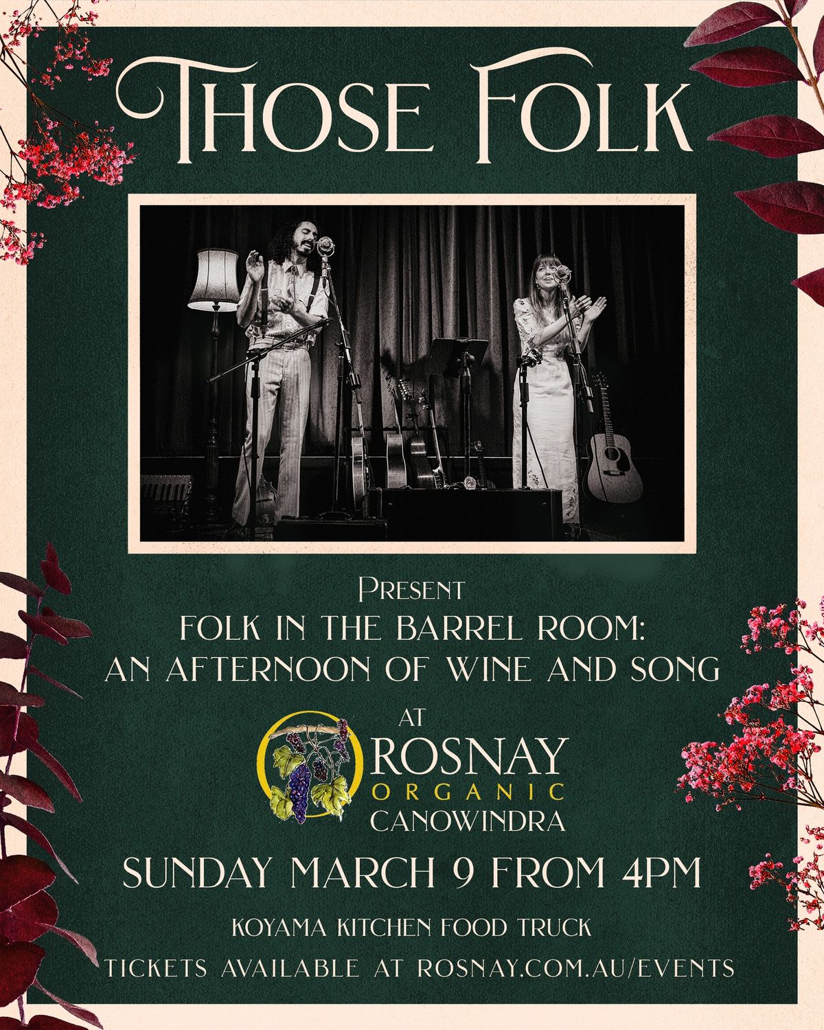 Folk in the Barrel Room - 'Those Folk' at Rosnay Canowindra