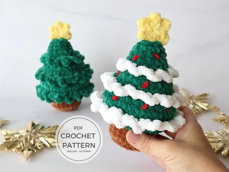 Kayla's Newbie Amigurumi Class Christmas Tree Dec