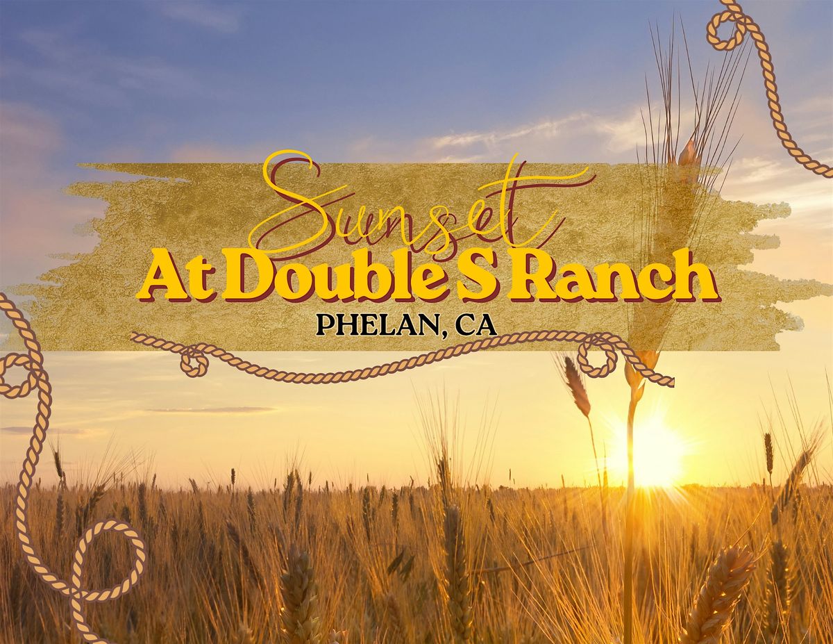 Sunset at Double S Ranch, 9976 Oxford Rd, Phelan, 16 May 2026