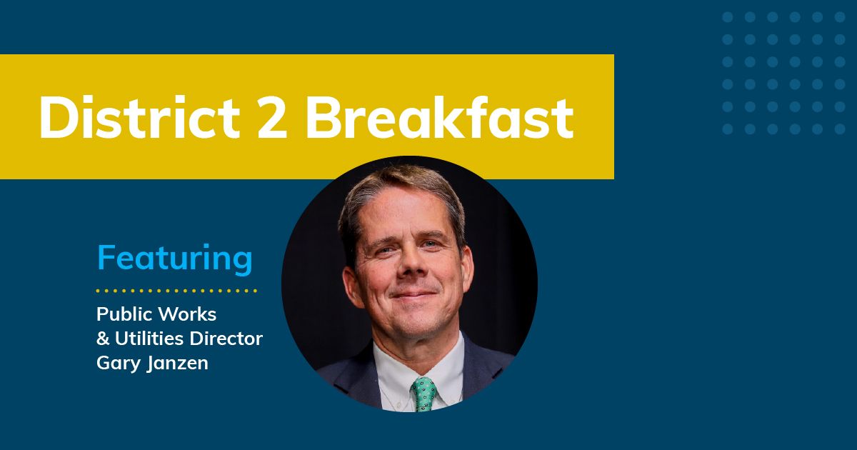 District 2 Breakfast featuring Public Works & Utilities Director Gary Janzen