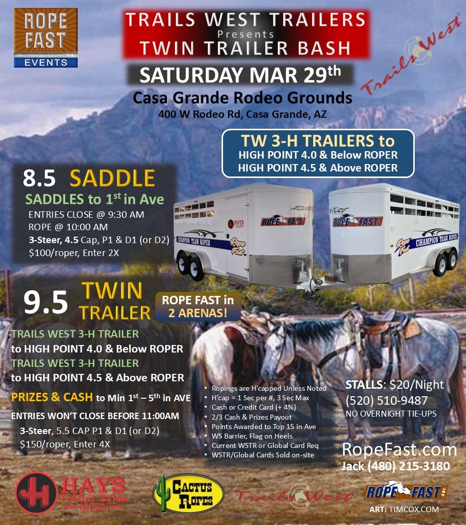 Trails West Twin Trailer Bash