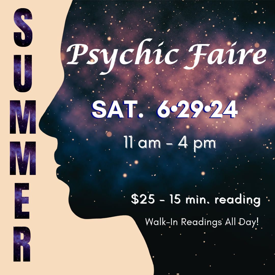 Summer Psychic Faire!