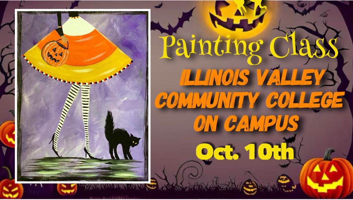 IVCC Painting Class \u201cWitch Way to the Party?\u201d