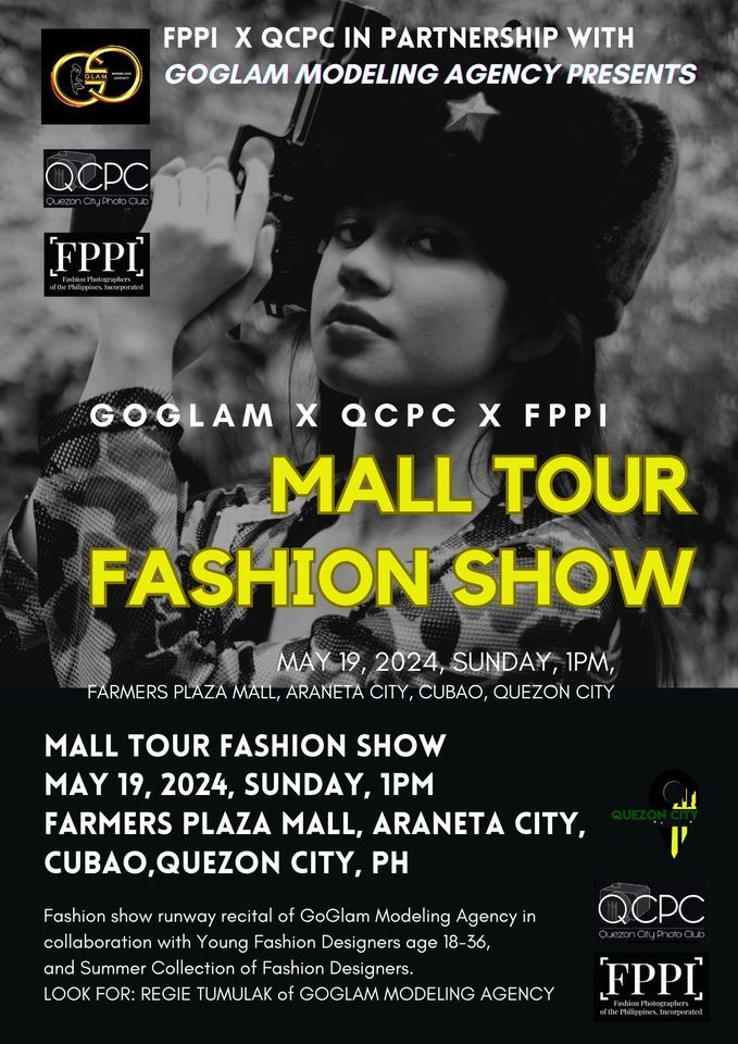 JOIN AND EXPERIENCE OUR MALL TOUR FASHION SHOW!     When: May 19, 2024, Sunday   Time: 10AM to 5PM  