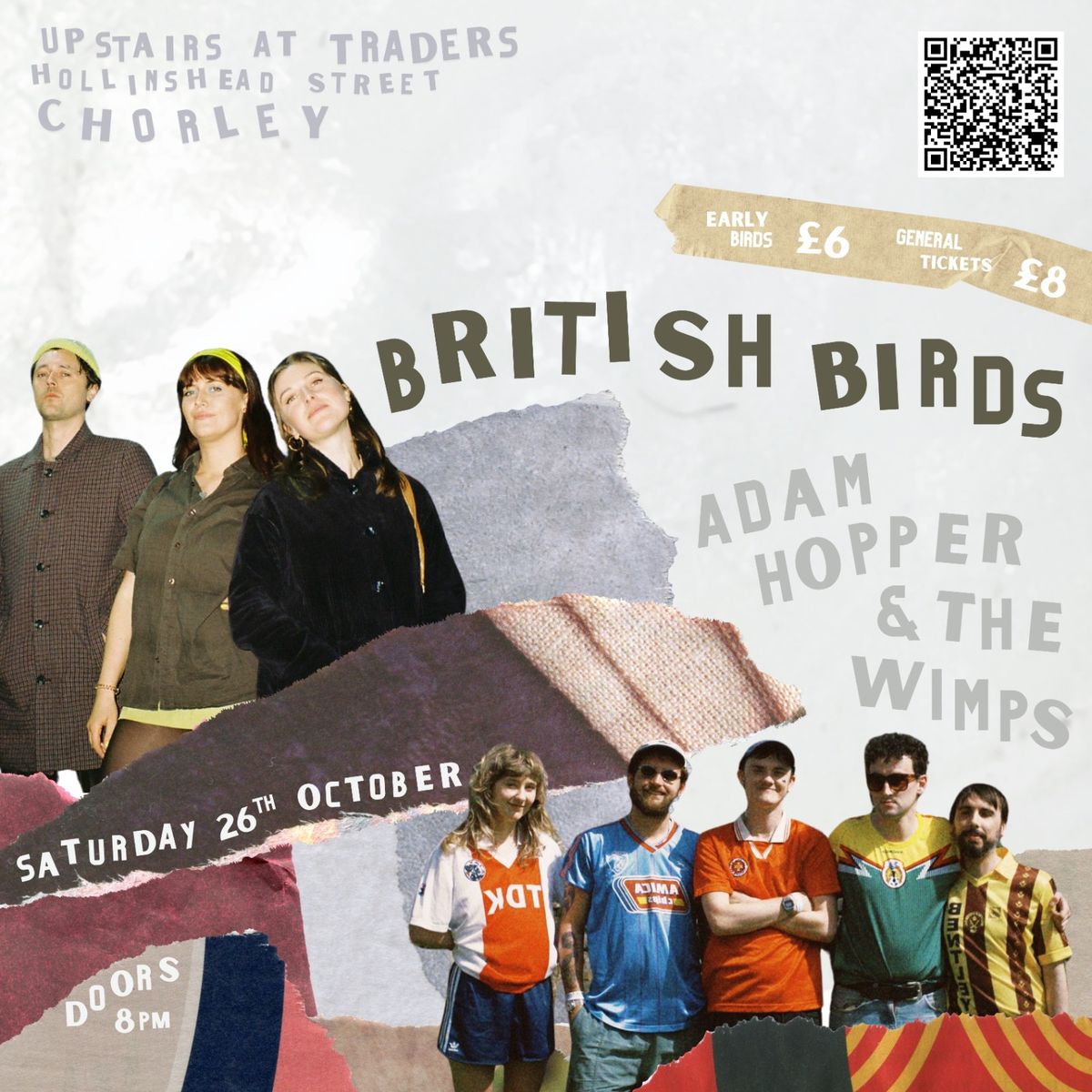 LIVE IN CHORLEY | British Birds | Adam Hopper & The Wimps 