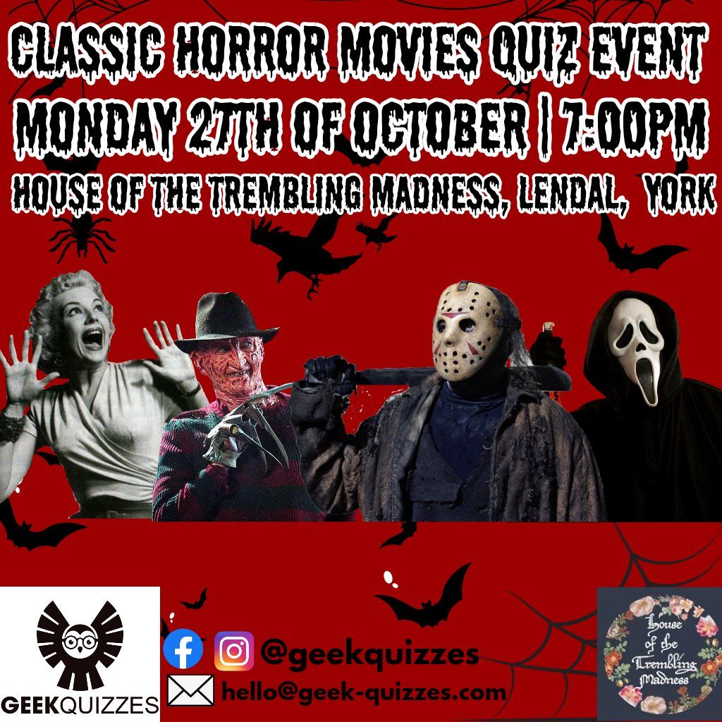 Classic Horror Movies Quiz Event