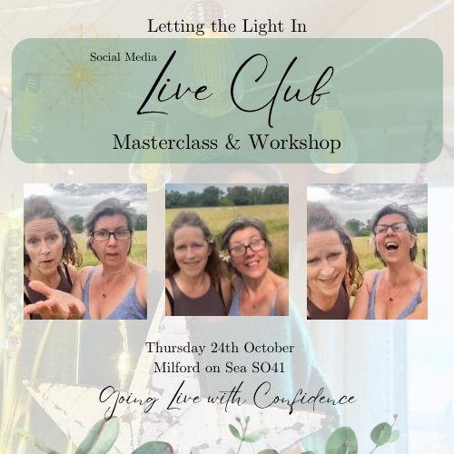 Live Club - Your First Live on FB  - Plan, Perfect, Confidence Workshop