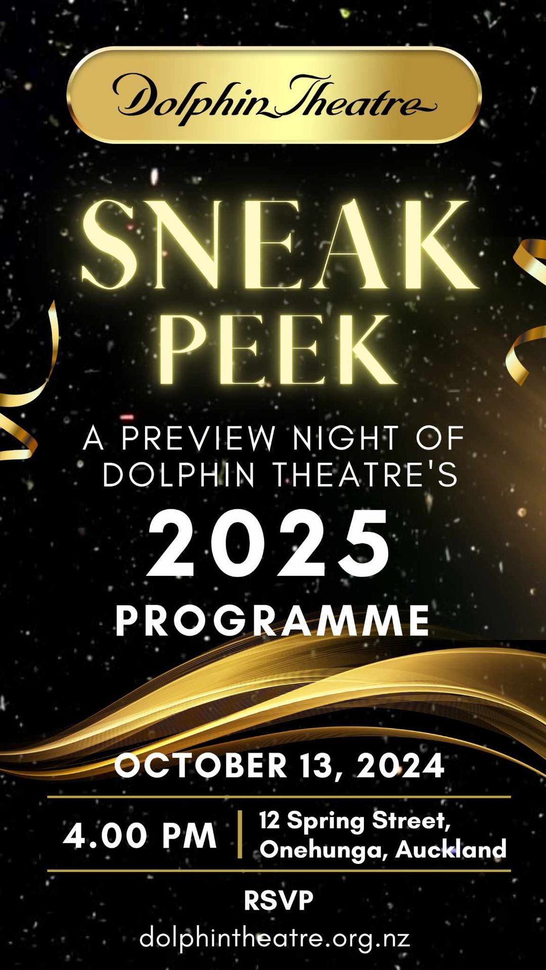 Dolphin Theatre's 2025 Sneak Peek