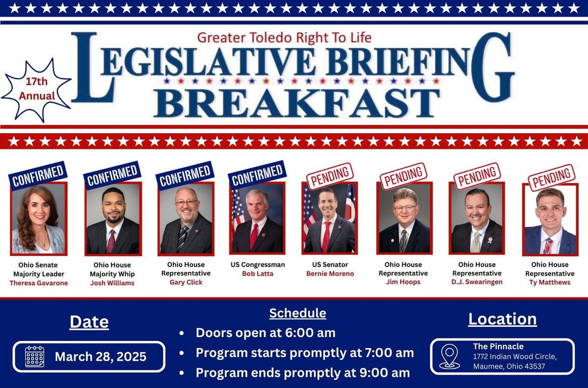 Legislative Briefing Breakfast 2025