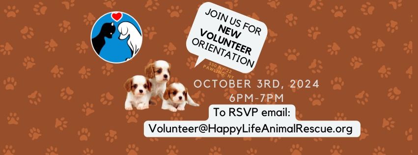 New Volunteer Orientation 