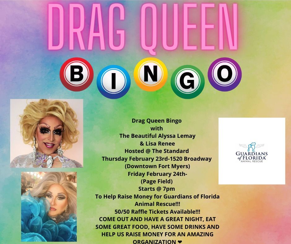 Drag Queen Bingo to Support Guardians of Florida Animal Rescue, The