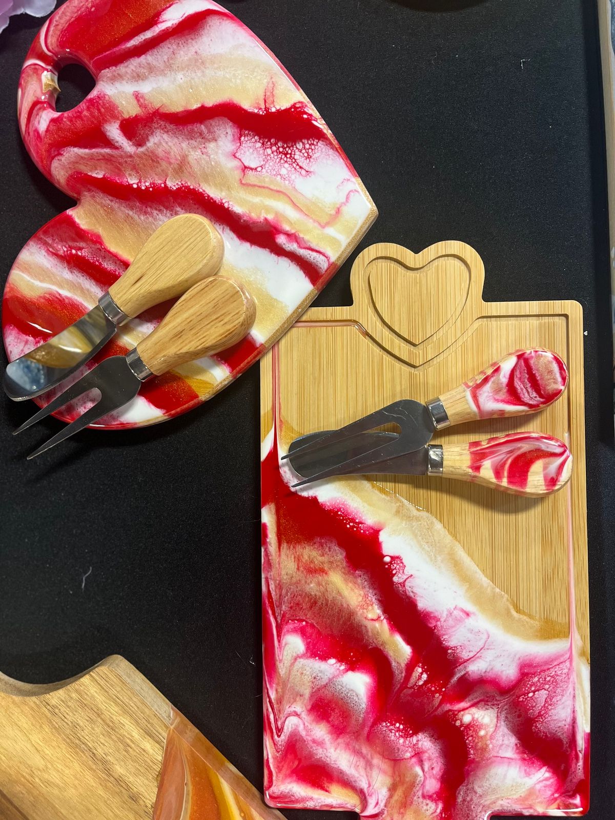 Galentine\u2019s Heart Shaped Charcuterie board 