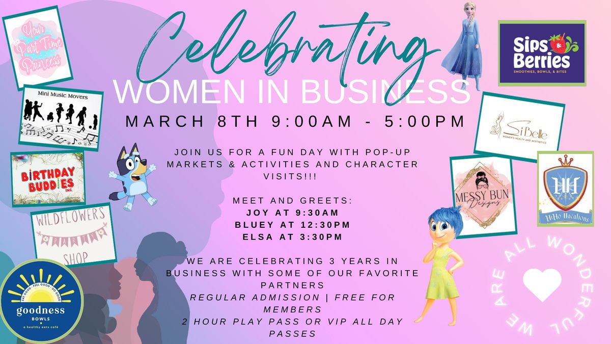 Let 's Play and Celebrate Women for our THIRD year!!