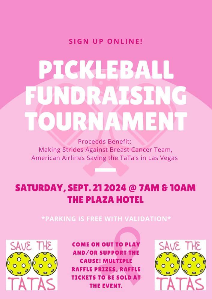 Save the Tatas - Pickleball Fundraising Tournament