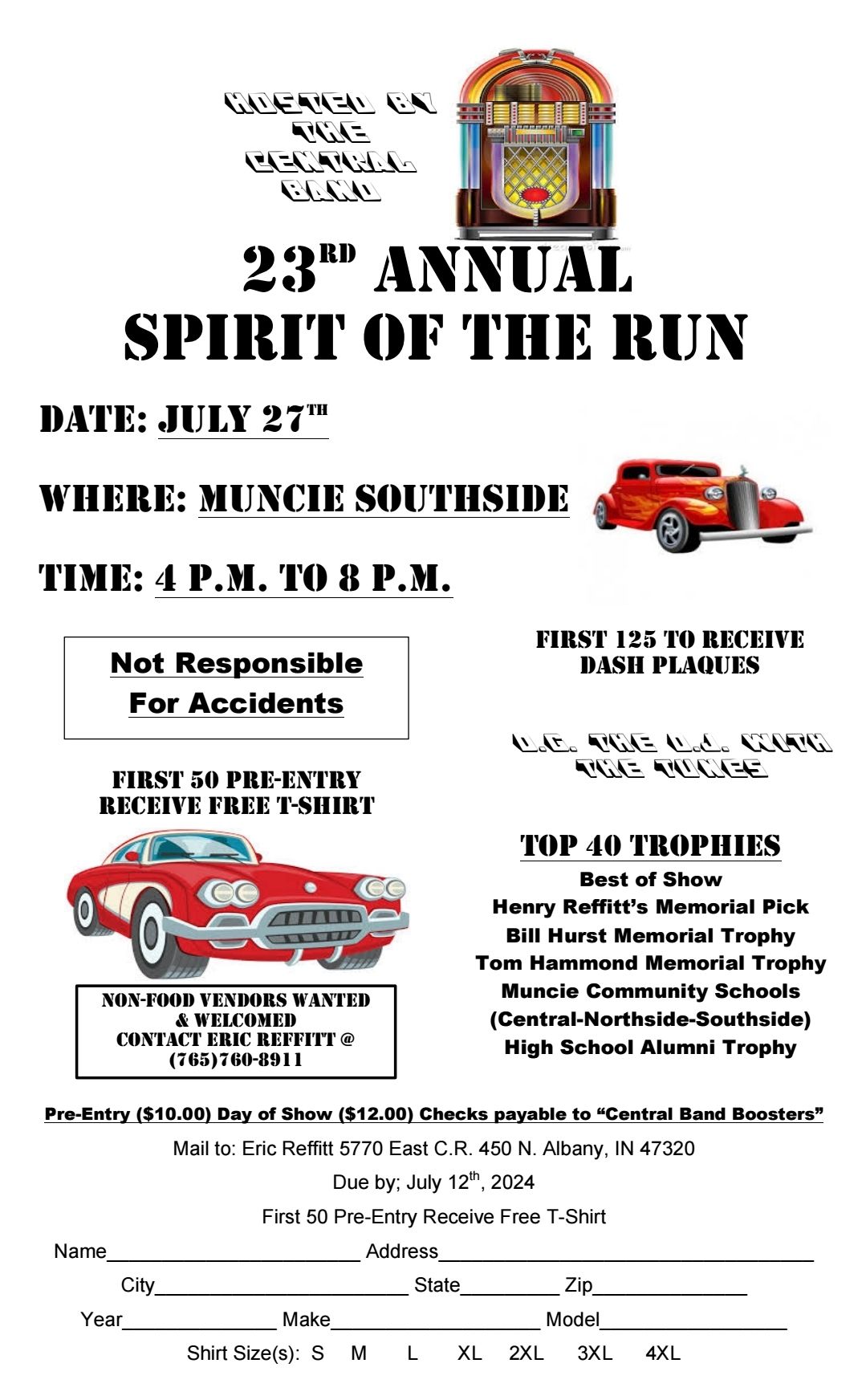 23rd Annual "Spirit of the Run" Car Show