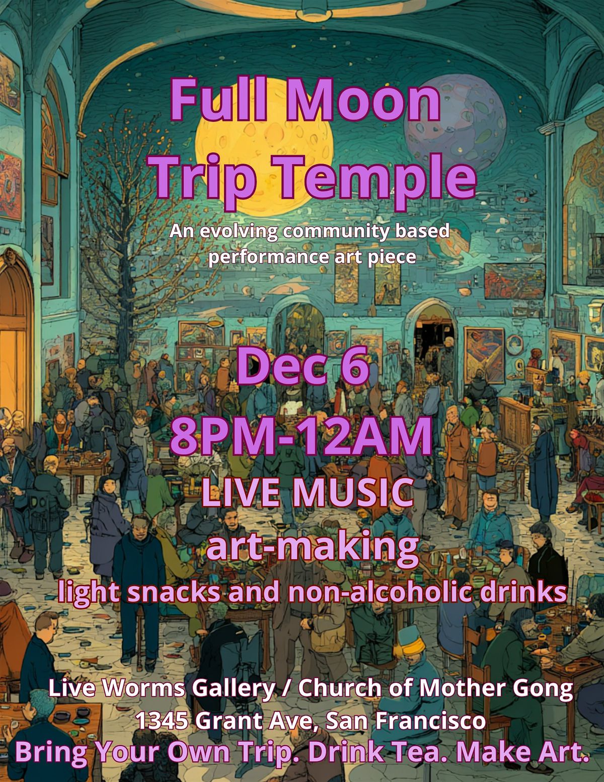 December 2025 Full Moon Trip Temple