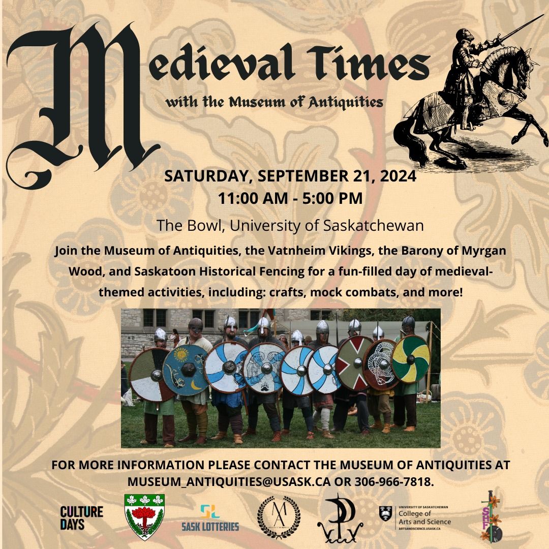 Medieval Times with the Museum of Antiquities