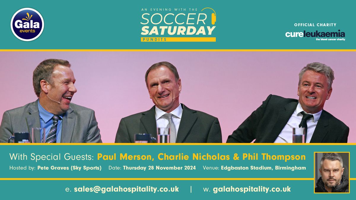 An Evening with the Soccer Saturday Pundits 