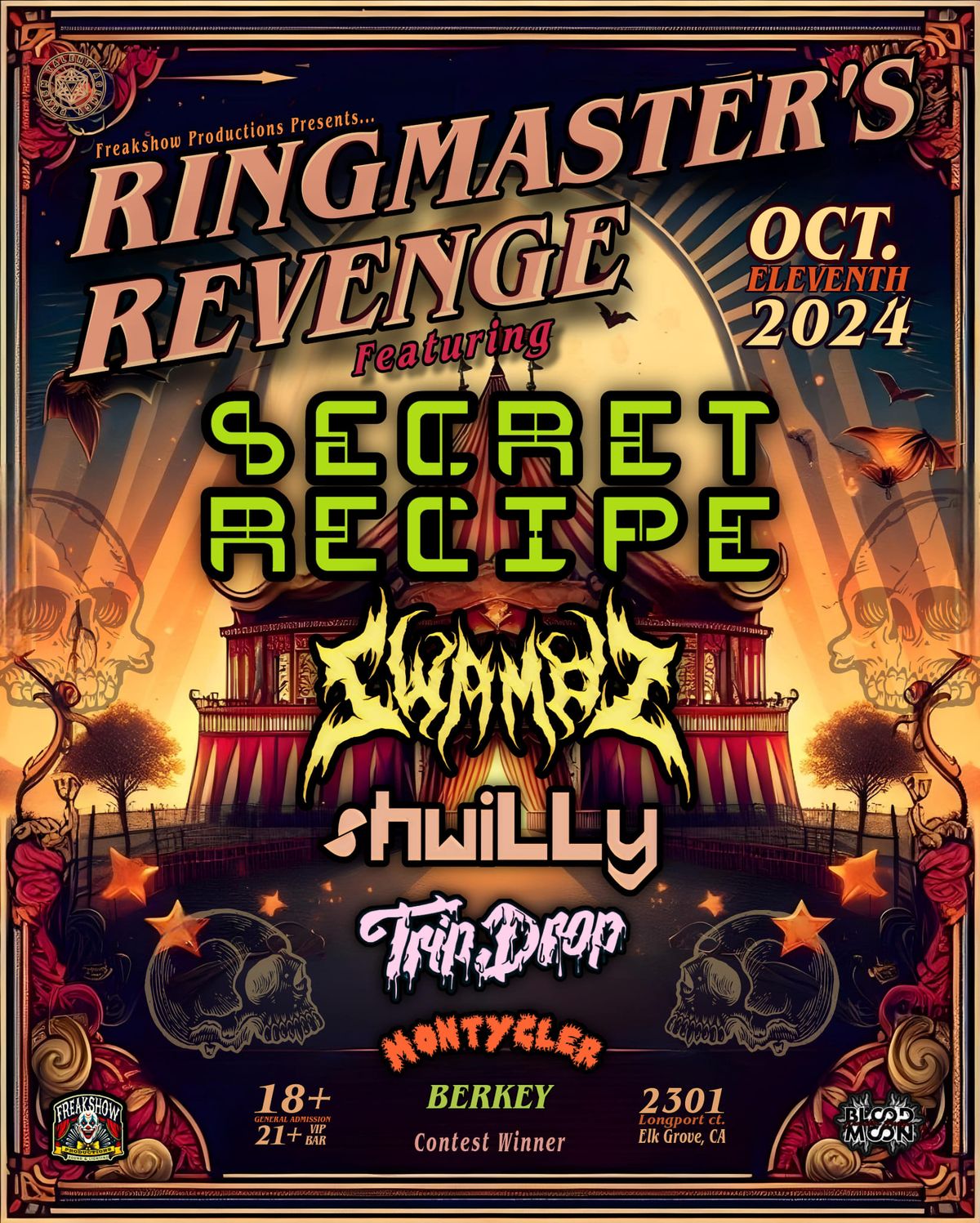 RINGMASTER'S REVENGE w\/ SECRET RECIPE + MORE