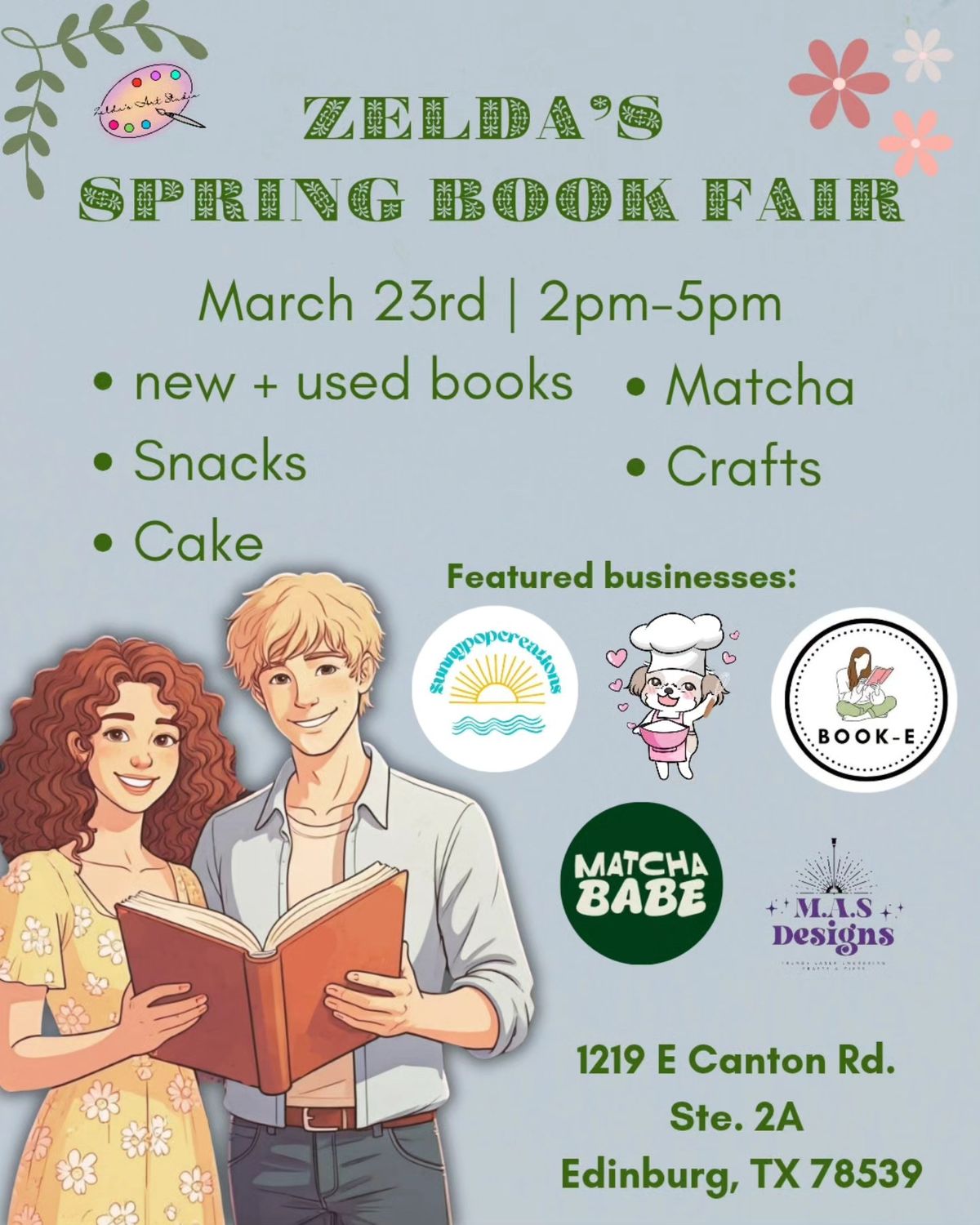 Zelda's Spring BookFair!