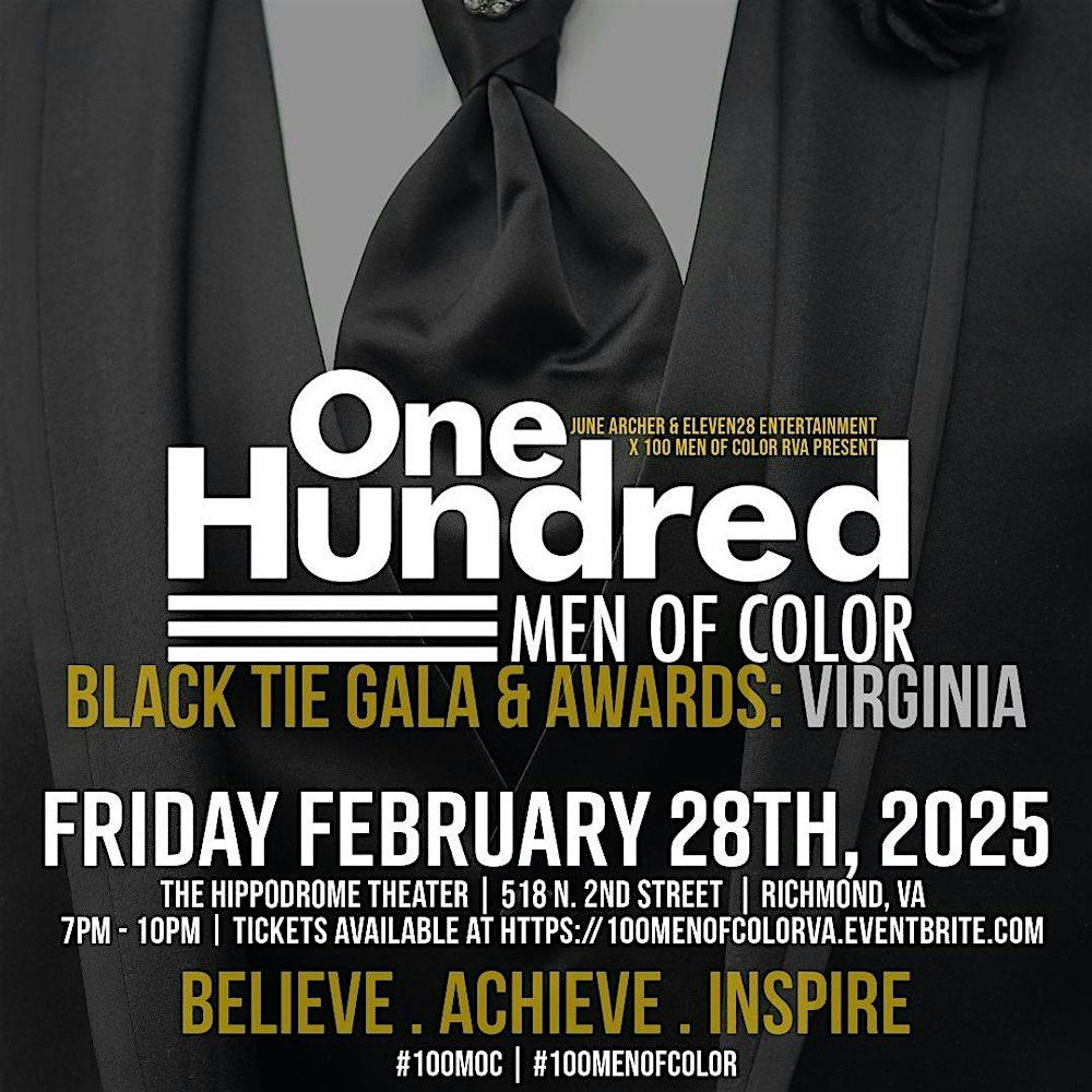 The 100 Men of Color Black Tie Gala & Awards 2025: Virginia