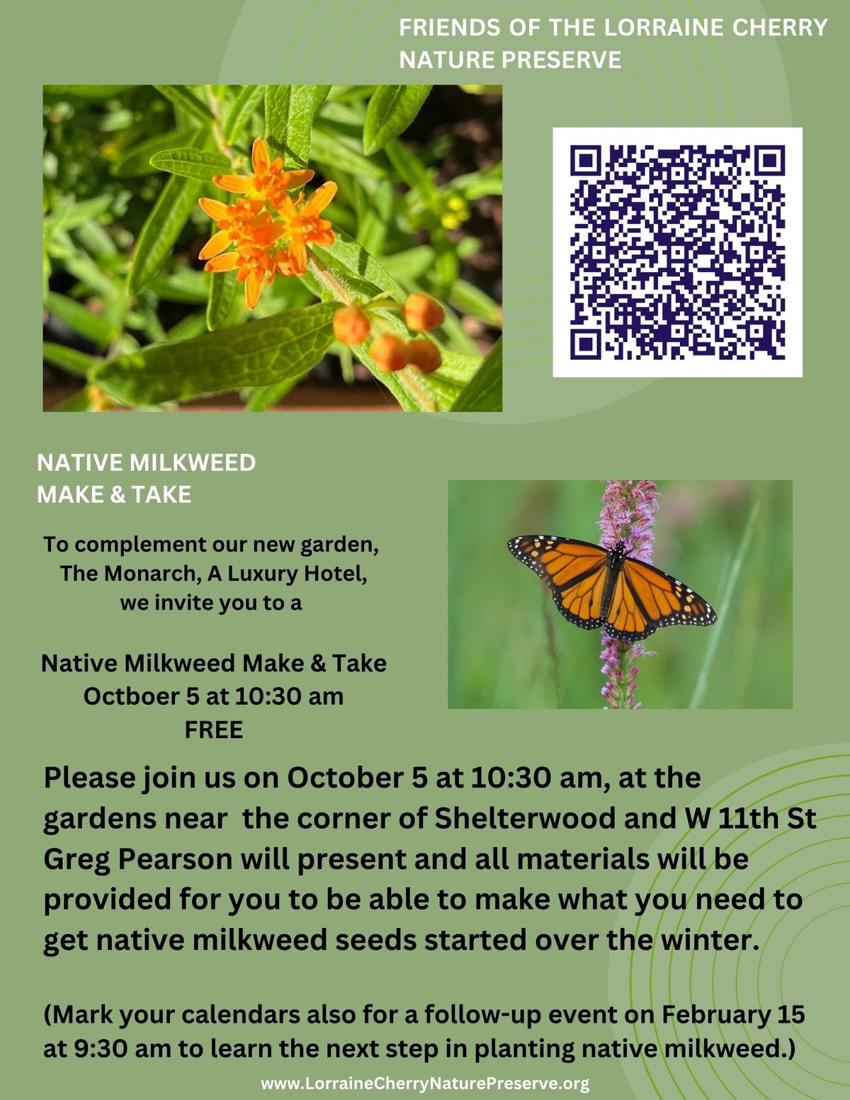 Native Milkweed Make & Take