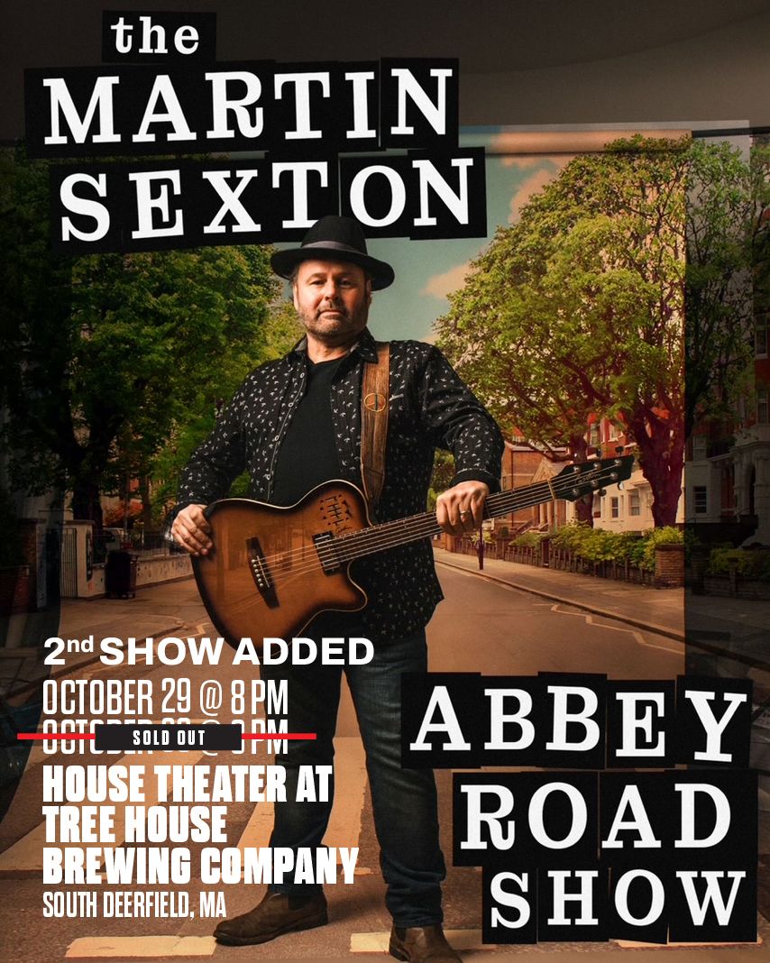 The Martin Sexton Abbey Road Show (2 Nights!) | House Theater at Tree House Brewing (Deerfield, MA)