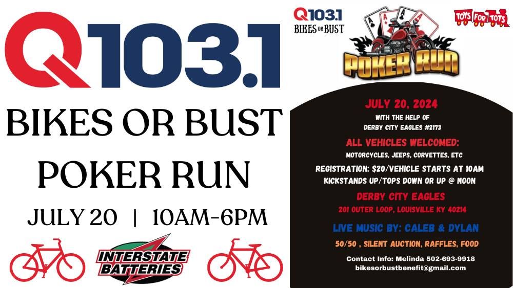 Bikes or Bust Poker Run Powered By Interstate Batteries!