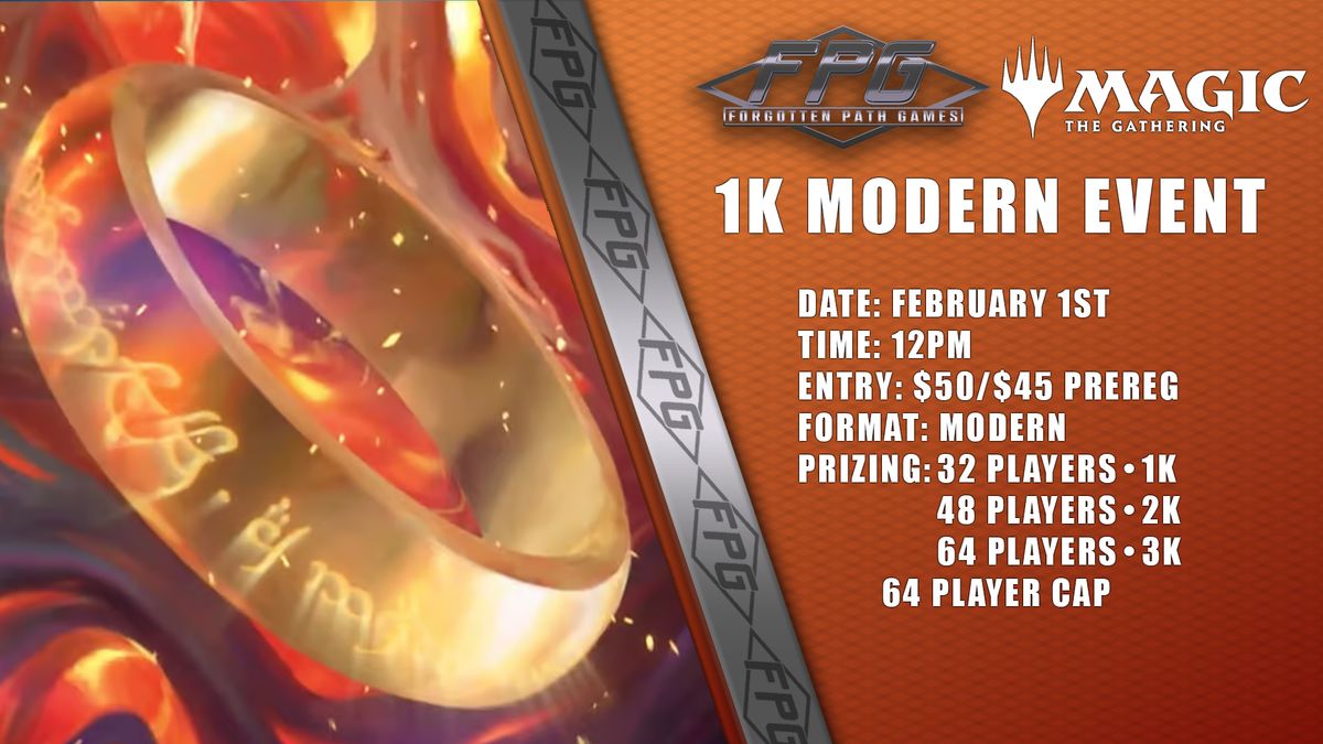 MTG 1K Modern Event