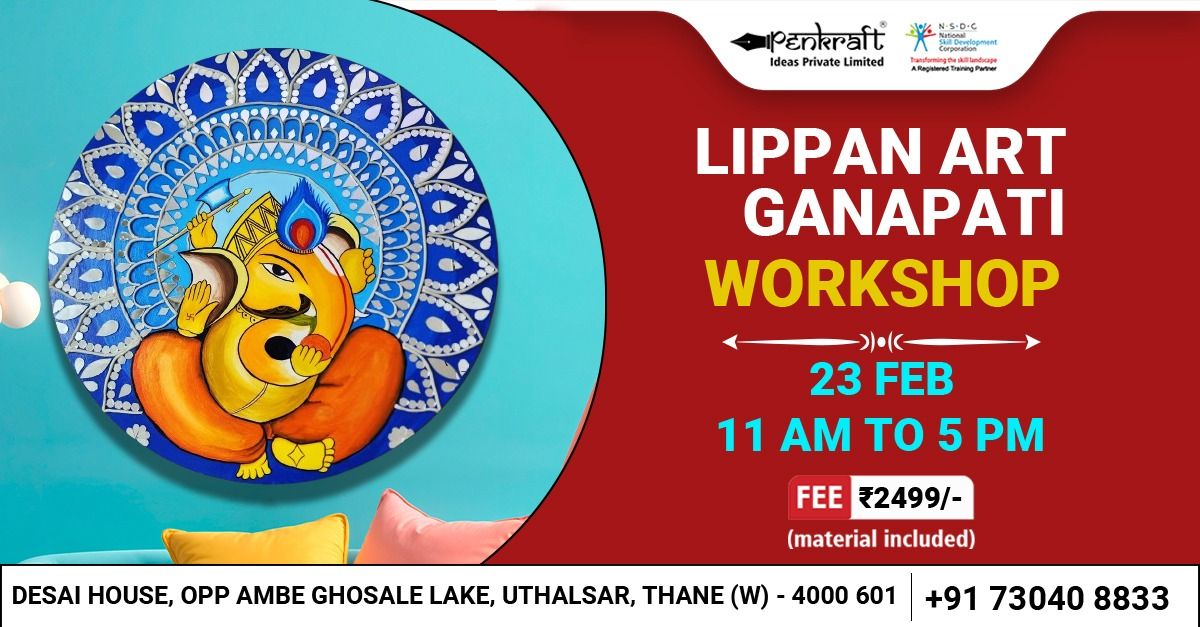 Penkraft Lippan Art Ganapati Workshop