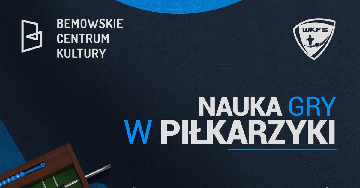 Nauka gry w pi\u0142karzyki w Bemowskim Centrum Kultury