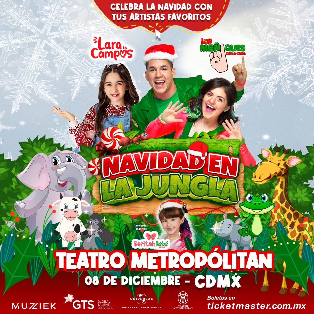 NAVIDAD EN LA JUNGLA CON LARA CAMPOS Y LOS ME\u00d1IQUES DE LA CASA 