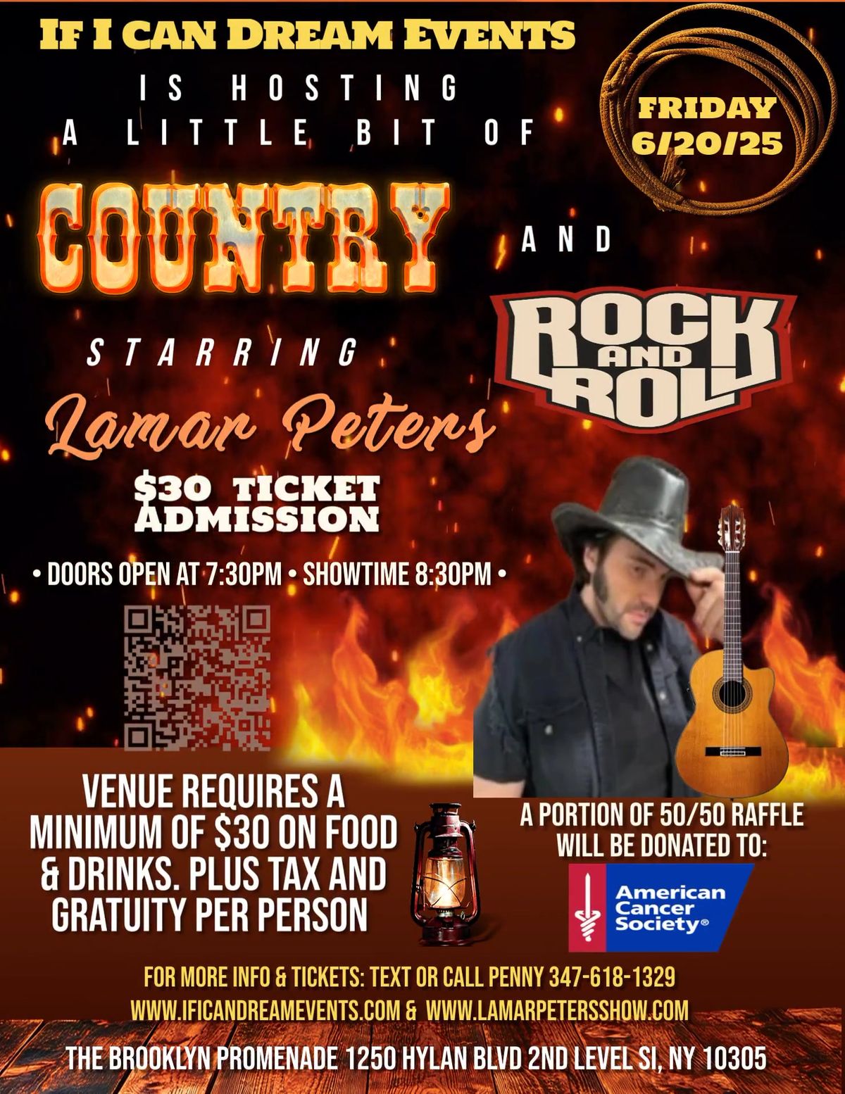 6-20-25 A little Bit of Country & Rock N Roll Starring Lamar Peters