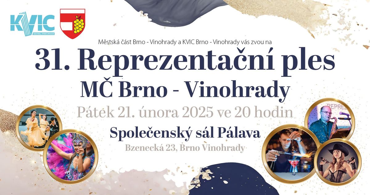 31. Reprezenta\u010dn\u00ed ples M\u010c Brno - Vinohrady