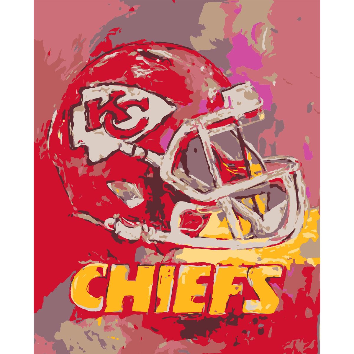 Kansas City Chiefs Pour Paint Night