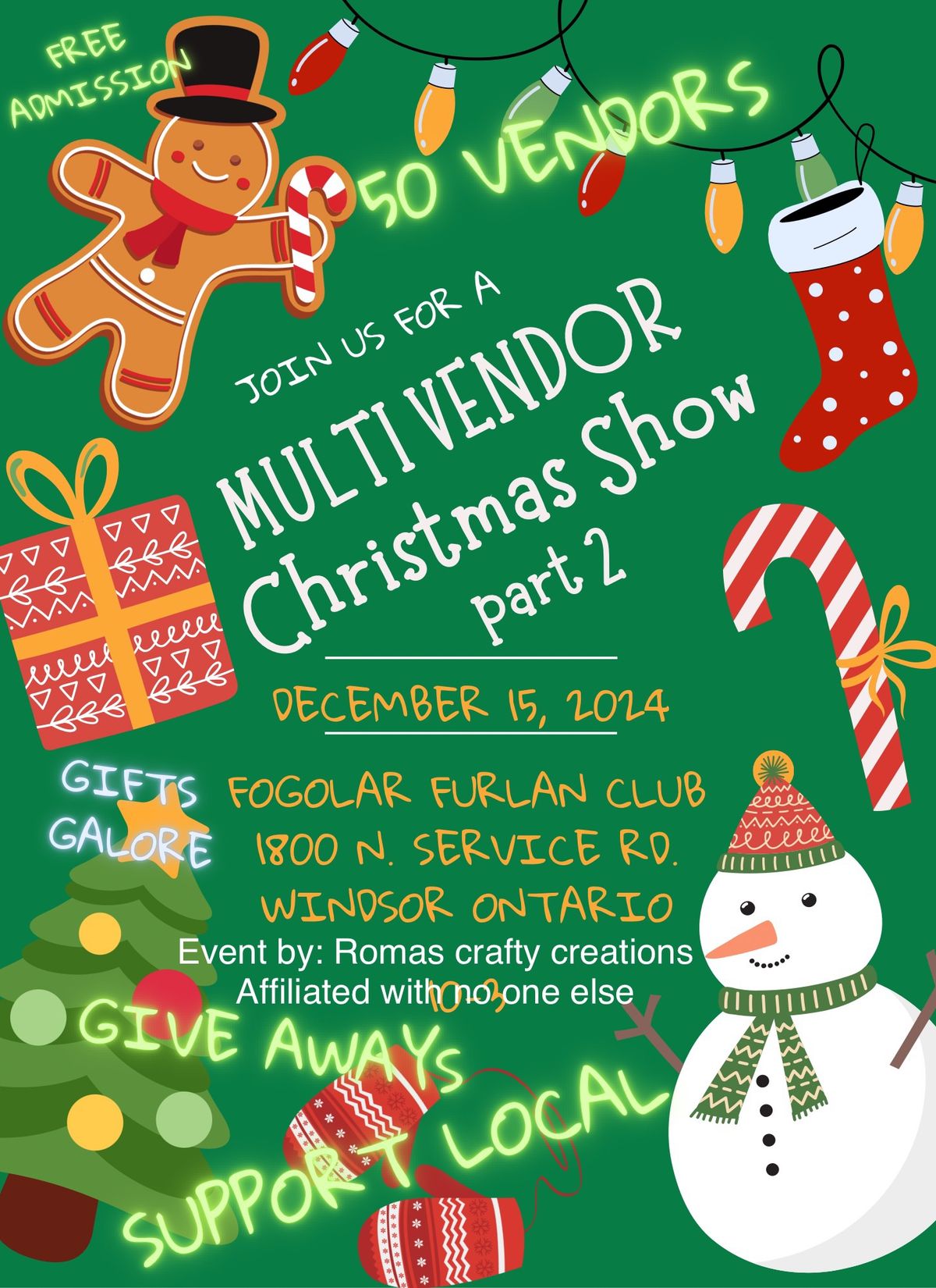 The Christmas Multi Vendor Show Part 2