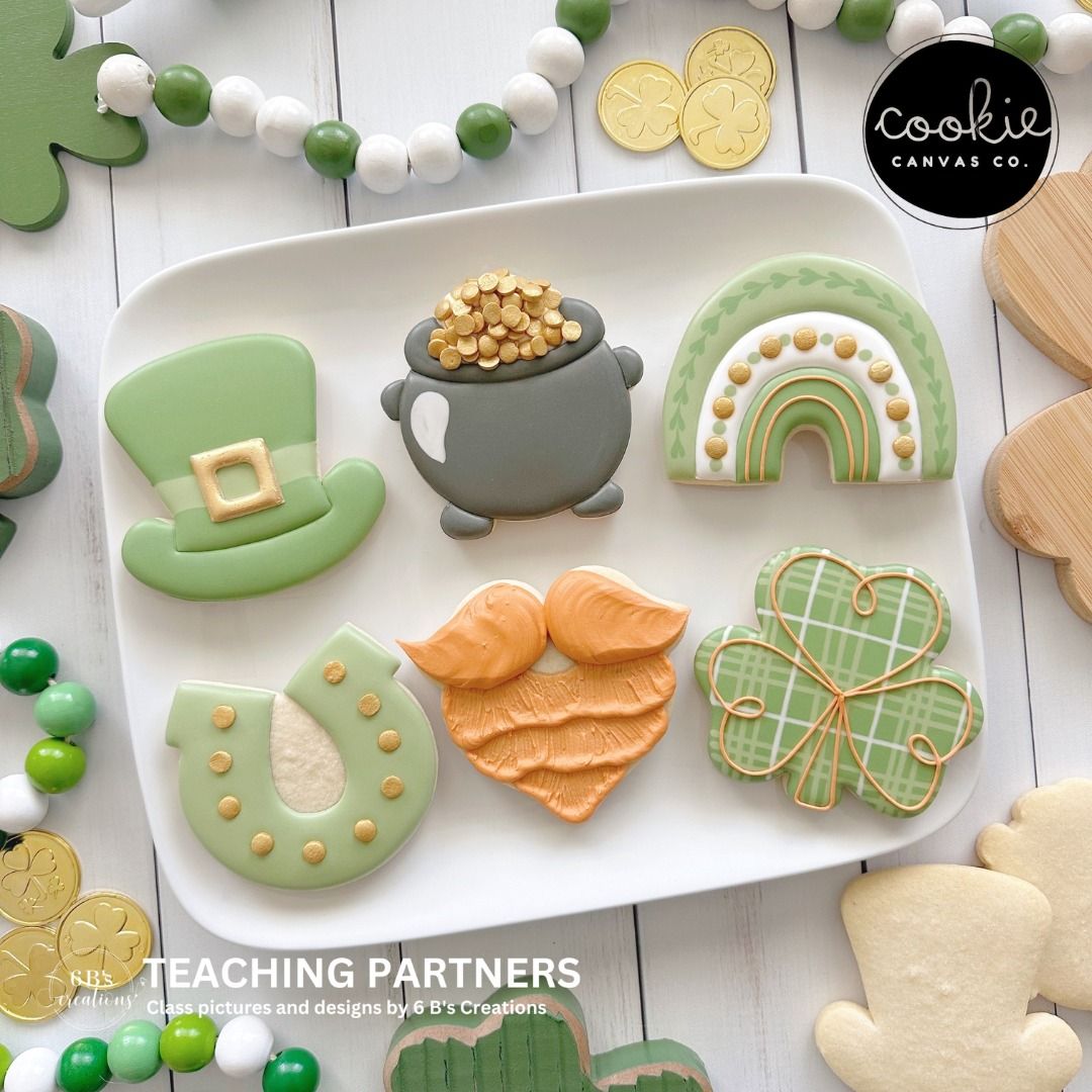 Luck of the Irish Cookie Decorating with Cookie Canvas Co. 