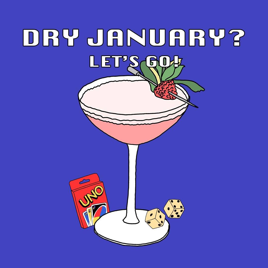 Dry January? YES PLEASE! - Mocktails & Games