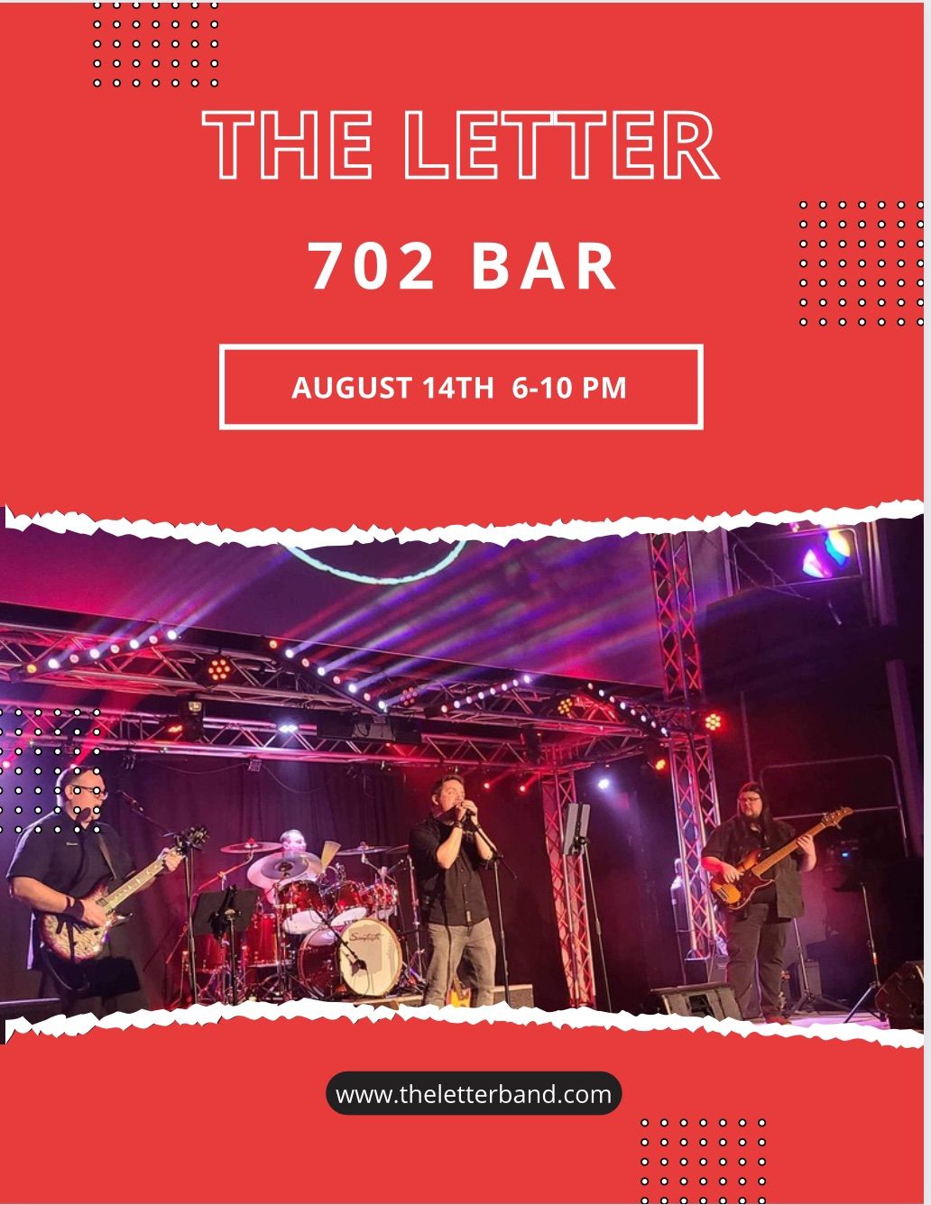 The Letter Rocks Out 702 Bar 
