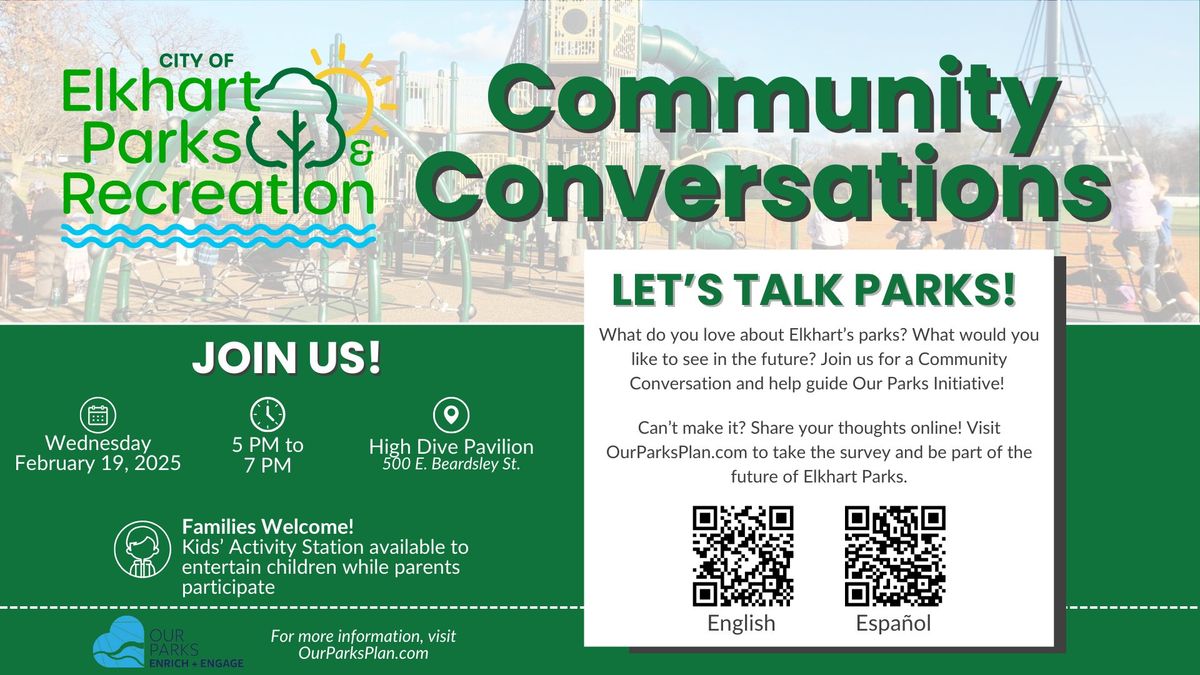 Elkhart City Parks & Recreation Community Conversation