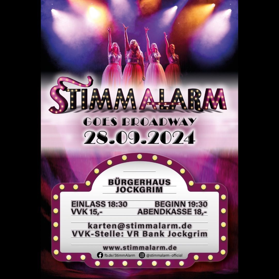 StimmAlarm goes Broadway \ud83c\udfad 